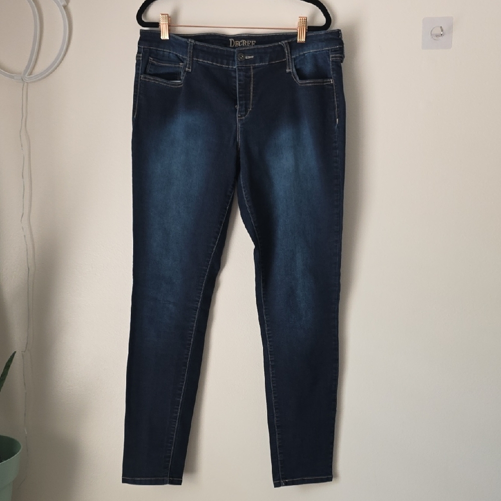 Decree Deep Indigo Skinny Jeans